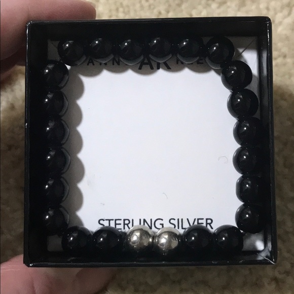 🆕🔥ANNE KLEIN BEAUTIFUL BLACK&STERLING SIVER BRACELET!!NWT&NIB!!BUNDLE🆙TO SAVE - Picture 9 of 10